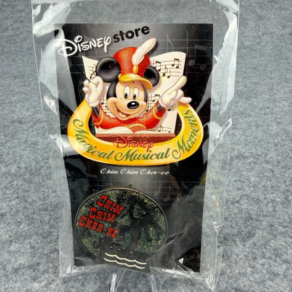 Disney Store Magical Musical Moments Pin Chim Chim Cher-ee Glitter Mary Poppins